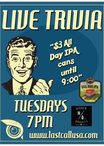 Tuesday Trivia Sponsored by Founders Brewing @ Higher Gravity | Cincinnati | Ohio | United States